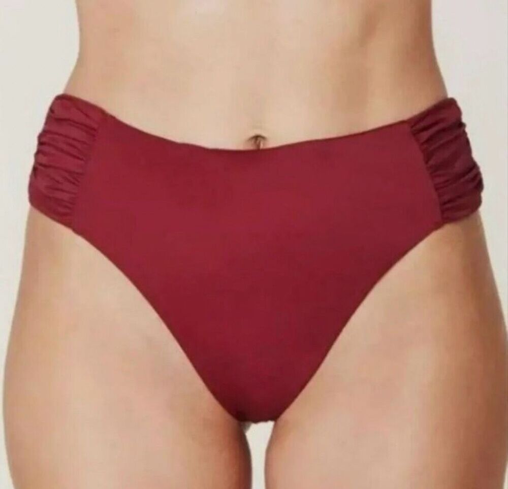 Andie Swim the Ruched Side in Truffle Bottom NWT Size Medium